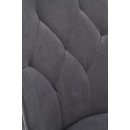 Стул HALMAR K365 серый/черный